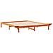 Letto con Tavolini Laterali Marrone cerato 200 x 220 cm - Foto miniatura 7