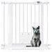 Bettacare Cancelletto Per Animali Con Gattaiola Bloccabile, 75cm - 83cm, Bianco, Altezza Di 75cm - Foto miniatura 1