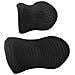 Set di Cuscini Colore uniforme 2 pcs Nero Schiuma Memory - Foto miniatura 3