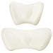 Set di Cuscini Colore uniforme 2 pcs Nero Schiuma Memory - Foto miniatura 5
