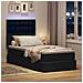 Letto con contenitore e LED con led Nero 90 x 200 cm Poliestere - Foto miniatura 4