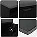 Panca per ingresso con cuscino Rovere Nero 80 x 38 x 46 cm - Foto miniatura 9