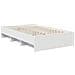 Struttura del letto Bianco 120 x 123 cm Legno multistrato - Foto miniatura 5