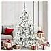 Albero di Natale Artificiale con Rami Pieghevoli Bianco 180 cm - Foto miniatura 2
