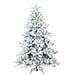 Albero di Natale Artificiale con Rami Pieghevoli Bianco 180 cm - Foto miniatura 6