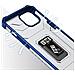 Custodia Crystal Ring Con Supporto Resistente Per Iphone 13 Mini Blu - Foto miniatura 4