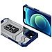 Custodia Crystal Ring Con Supporto Resistente Per Iphone 13 Mini Blu - Foto miniatura 5