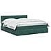 Letto con Contenitore Verde Scuro 180 x 200 cm Velluto - Foto miniatura 3