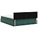 Letto con Contenitore Verde Scuro 180 x 200 cm Velluto - Foto miniatura 9