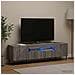 Mobile TV LED Sonoma grigio Legno ingegnerizzato - Foto miniatura 4