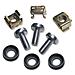 I-CASE MOUNT - Kit Set 4 Viti 4 Dadi e 4 Rondelle per Montaggio Rack - Foto miniatura 3