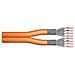 Electronic DK-1743-VH-D-1 Cavo di Rete 100 m Cat7 S / FTP (S-STP) Arancione - Foto miniatura 1