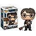 Harry Potter Pop Movies Vinile Figura Harry Con Scopa E Piuma 9 Cm Esclusiva - Foto miniatura 3