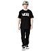 T-shirt Bambino Classic Nero-bianco (l Bambino, Nero) - Foto miniatura 3