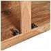 Credenza 80x30x60 Cm In Legno Massello Di Teak - Foto miniatura 7