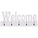 Appendiabiti A Muro Welcome Bianco 74x29,5 Cm - Foto miniatura 2