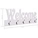 Appendiabiti A Muro Welcome Bianco 74x29,5 Cm - Foto miniatura 6