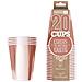 Original Cup - 20 Bicchieri In Cartone Riciclabile Oro Rosa - Foto miniatura 1