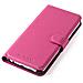 Custodia Compatibile Con Samsung Galaxy S6 Edge In Rosa Vivo - Coperchio Protettiva Con Chiusura Magnetica, Funzione Stand E Tasca Per Le Carte - Foto miniatura 4