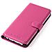 Custodia Compatibile Con Samsung Galaxy S6 Edge In Rosa Vivo - Coperchio Protettiva Con Chiusura Magnetica, Funzione Stand E Tasca Per Le Carte - Foto miniatura 8