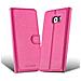 Custodia Compatibile Con Samsung Galaxy S6 Edge In Rosa Vivo - Coperchio Protettiva Con Chiusura Magnetica, Funzione Stand E Tasca Per Le Carte - Foto miniatura 10
