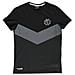 Tonal Colour Block T-shirt, Male, Extra Large, Black [ ts777247gow-xl] - Foto miniatura 1