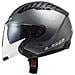 306001007m Casco Moto Jet Of600 Copter, Unisex, Titanio Opaco, M - Foto miniatura 5