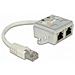 65224 RJ-45 2 x RJ-45 Bianco cavo di interfaccia e adattatore - Foto miniatura 1