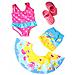 Costume Da Bagno Bambole Rosa, Blu 35-45 Cm - Foto miniatura 1