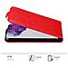 Custodia Compatibile Con Samsung Galaxy S20 Ultra In Rosso Mela - Coperchio Protettivo In Design Flip Con Chiusura Magnetica - Foto miniatura 4