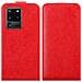 Custodia Compatibile Con Samsung Galaxy S20 Ultra In Rosso Mela - Coperchio Protettivo In Design Flip Con Chiusura Magnetica - Foto miniatura 8
