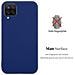 Custodia Compatibile Con Samsung Galaxy A12 / M12 In Candy Blu Scuro - Coperchio Protettivo In Silicone Tpu Flessibile - Foto miniatura 2