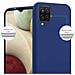 Custodia Compatibile Con Samsung Galaxy A12 / M12 In Candy Blu Scuro - Coperchio Protettivo In Silicone Tpu Flessibile - Foto miniatura 5