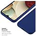 Custodia Compatibile Con Samsung Galaxy A12 / M12 In Candy Blu Scuro - Coperchio Protettivo In Silicone Tpu Flessibile - Foto miniatura 6