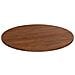 Piano Tavolo Rotondo Marrone Scuro 70x1,5 Cm Rovere Trattato - Foto miniatura 1