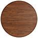 Piano Tavolo Rotondo Marrone Scuro 70x1,5 Cm Rovere Trattato - Foto miniatura 2