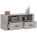Mobile Per Tv Grigio Cemento 100x35x40 Cm Legno Multistrato - Foto miniatura 5