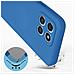 Cover Per Honor 70 Lite, Honor X8 5g E X6 Semi-rigido Soft-touch Azzurra - Foto miniatura 4