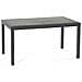 Tavolo Da Esterno Giove, Tavolo Rettangolare Da Giardino, Tavolo Da Giardino Multiuso Effetto Rattan, 100% Made In Italy, 150x90h74 Cm, Antracite - Foto miniatura 2