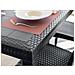 Tavolo Da Esterno Giove, Tavolo Rettangolare Da Giardino, Tavolo Da Giardino Multiuso Effetto Rattan, 100% Made In Italy, 150x90h74 Cm, Antracite - Foto miniatura 4