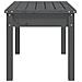 Panca da Giardino Grigia 80x44x45 cm Legno Massello di Pino - Foto miniatura 6