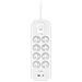 Cavo Di Prolunga Multiplo Lightning A 8 Prese Con Usb E Usb-c 2 M, Bianco - Foto miniatura 5