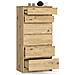 Cassettiera K60, 6 cassetti, 60x40x130 cm, Colore Quercia Artisan - Foto miniatura 2