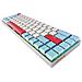 MX-LP 2.1 Compact Wireless tastiera Gaming RF senza fili + Bluetooth QWERTY Inglese US Bianco - Foto miniatura 4