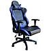 Poltrona Da Ufficio E Gaming Ergonomica In Pelle Nera Blu Multiposizione Interlagos - Foto miniatura 1