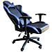 Poltrona Da Ufficio E Gaming Ergonomica In Pelle Nera Blu Multiposizione Interlagos - Foto miniatura 2