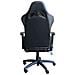 Poltrona Da Ufficio E Gaming Ergonomica In Pelle Nera Blu Multiposizione Interlagos - Foto miniatura 5