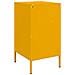 Comodino Giallo Senape 36x39x68 cm in Acciaio - Foto miniatura 5