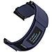 Cinturino Sportivo In Nylon Con Velcro Orologio Garmin Blue 22 Mm - Foto miniatura 2