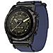 Cinturino Sportivo In Nylon Con Velcro Orologio Garmin Blue 22 Mm - Foto miniatura 4